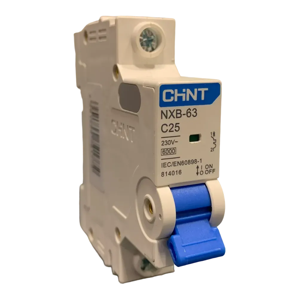 Image of product CIRCUIT BREAKER MCB 25A 1 POLE CHINT