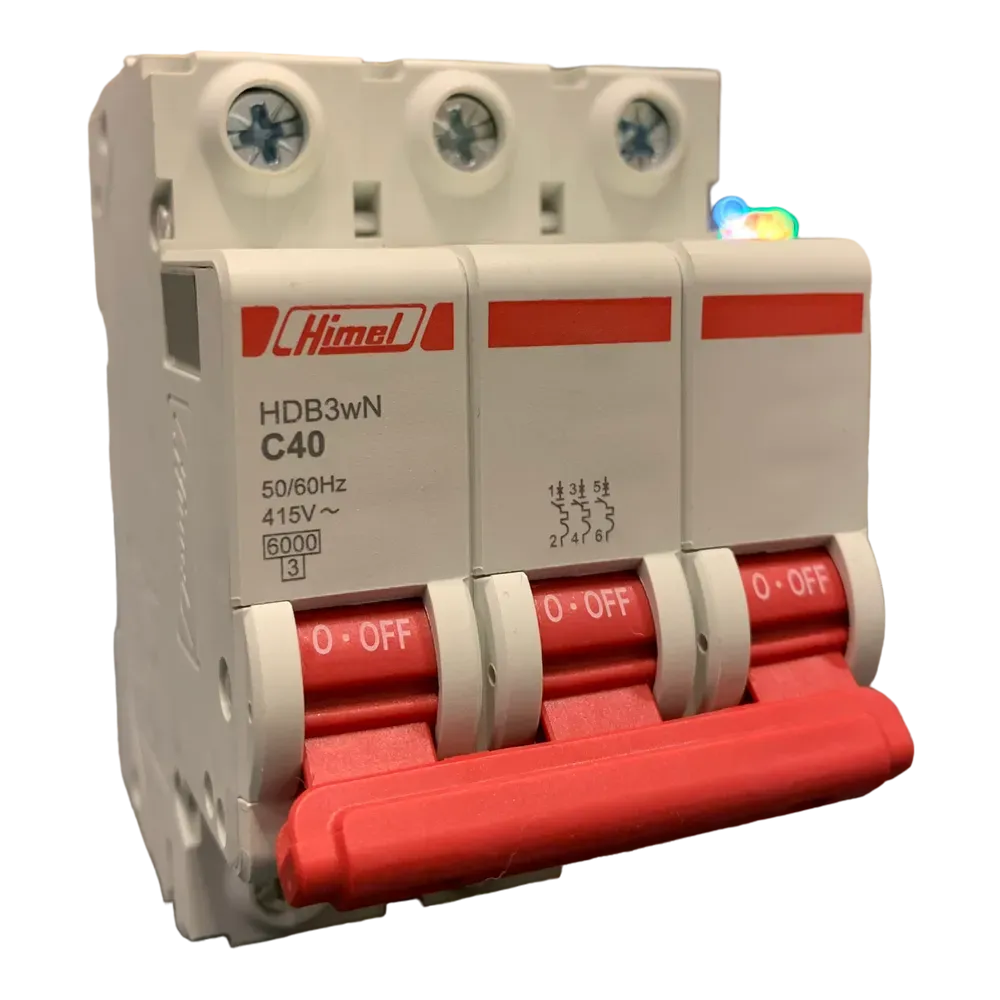 Image of product CIRCUIT BREAKER MCB 40A 3 POLE HIMEL