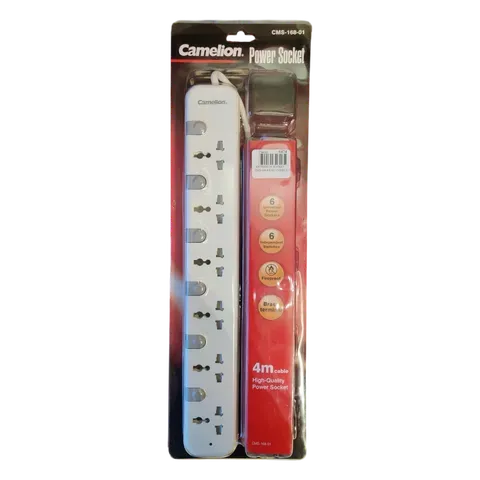 Image of product EXTENSION LEAD 6 WAY CMS-168 CAMELION