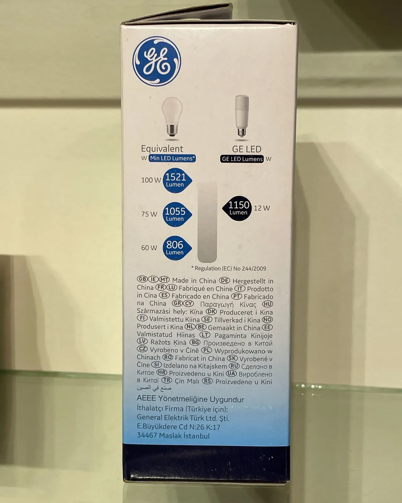 Image of product GE LED 12W E27 6500K DAYLIGHT BRIGHT STIK