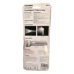 Image of product HAND TORCH RS912 FLASHLIGHT CAMELION