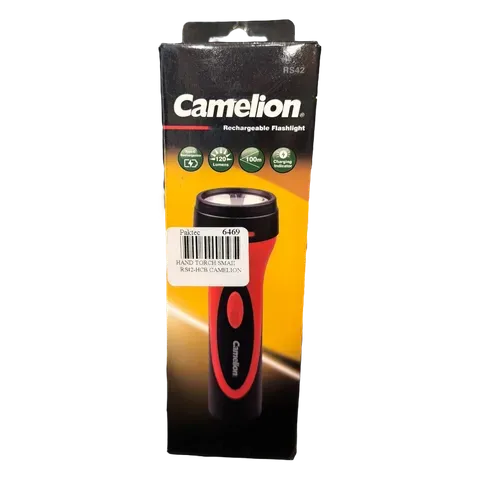 Image of product HARD TORCH RECHARGABLE FLASHLIGHT SMALL RS42 CAMELION