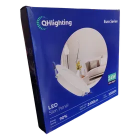 Image of product LED SLIM PANEL LIGHT EURO SERIES 24WATT 3000K QH LIGHTING