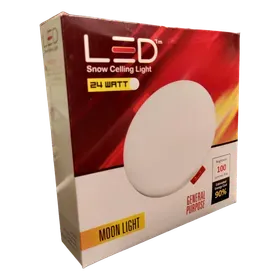 Image of product LED SNOW CELLING LIGHT MOON LIGHT 24W 2700K 6"
