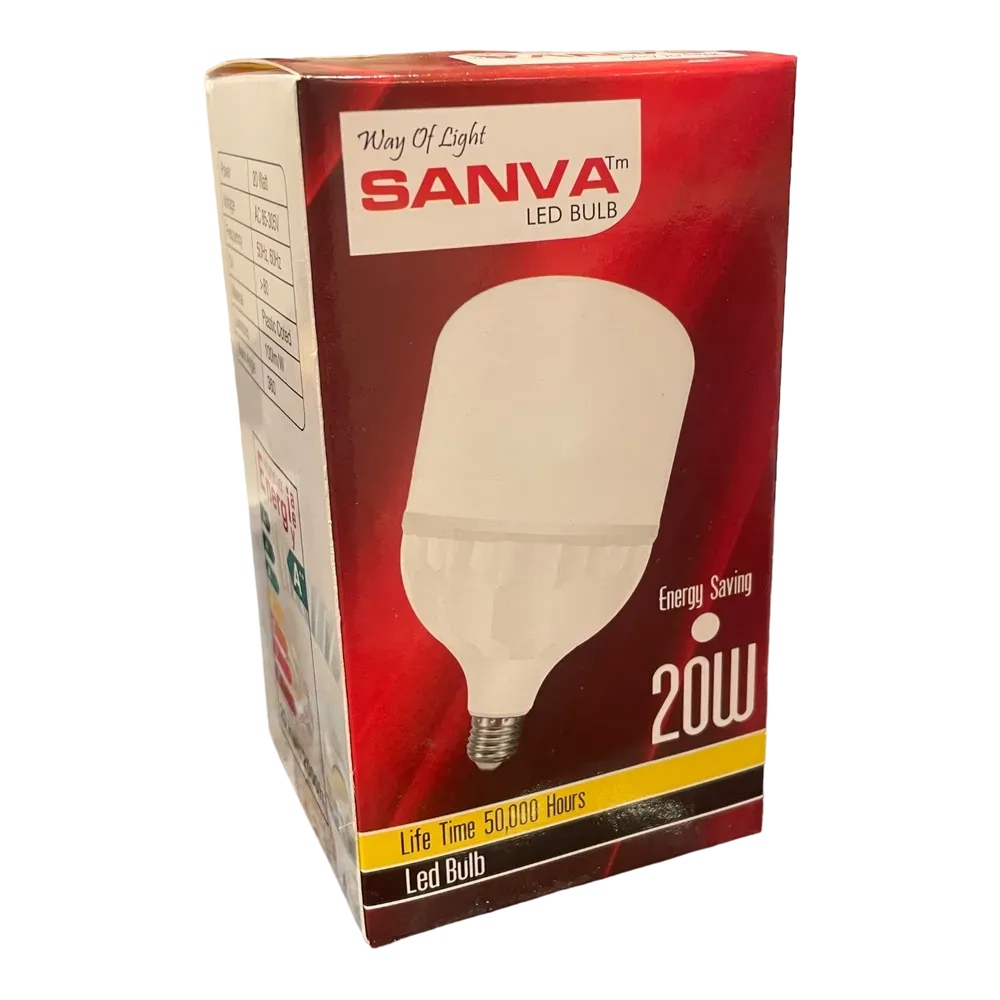 Image of product LED BULB 20W DAY LIGHT E27 SANVA