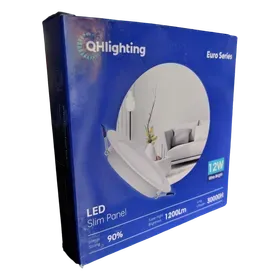 Image of product LED SLIM PANEL LIGHT EURO SERIES 12WATT 6500K QH LIGHTING