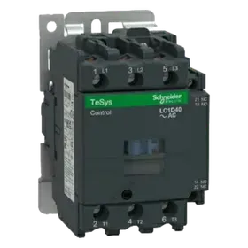 Image of product MAGNETIC CONTACTOR TP 40A 18.5KW 220VAC LC1D40M7 1 N/O+1 N/C SCHNEIDER