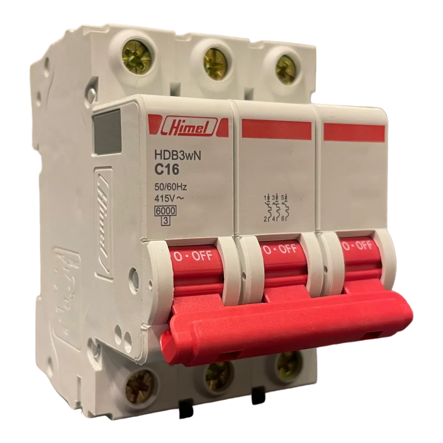 MCB 3 POLE 16AMP HDB3WL HIMEL