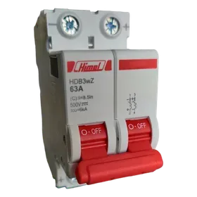 Image of product MCB 63A 2 POLE HDB3WZ DC 500V HIMEL