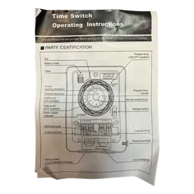 Image of product PROGRAMMABLE TIMER SWITCH 24H TB35 20AMP