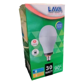 RECHARGEABLE LED 30W BULB COOL DAYLIGHT LAVA