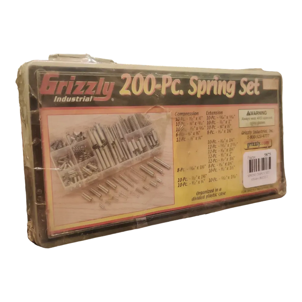 Image of product SPRING 200PCS SET H3046 GRIZZLY