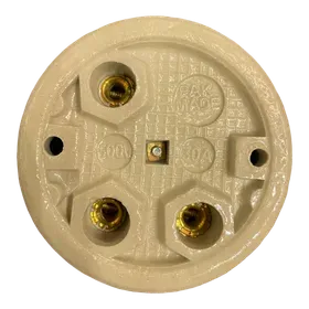 Image of product TEDDY SWITCH SOCKET PORCELAIN BASE 40A 500V
