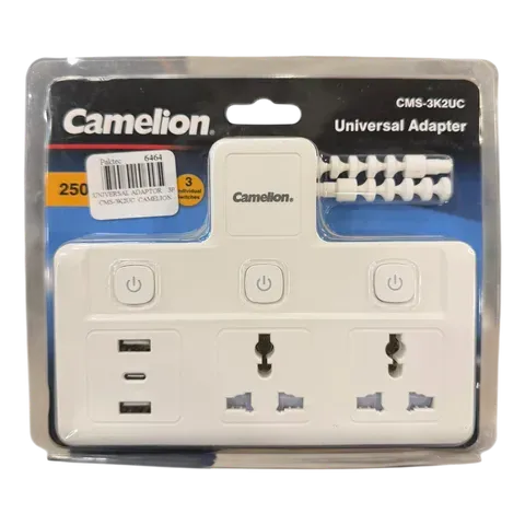Image of product UNIVERSAL ADAPTER 3 PIN CMS-3K2UC CAMELION