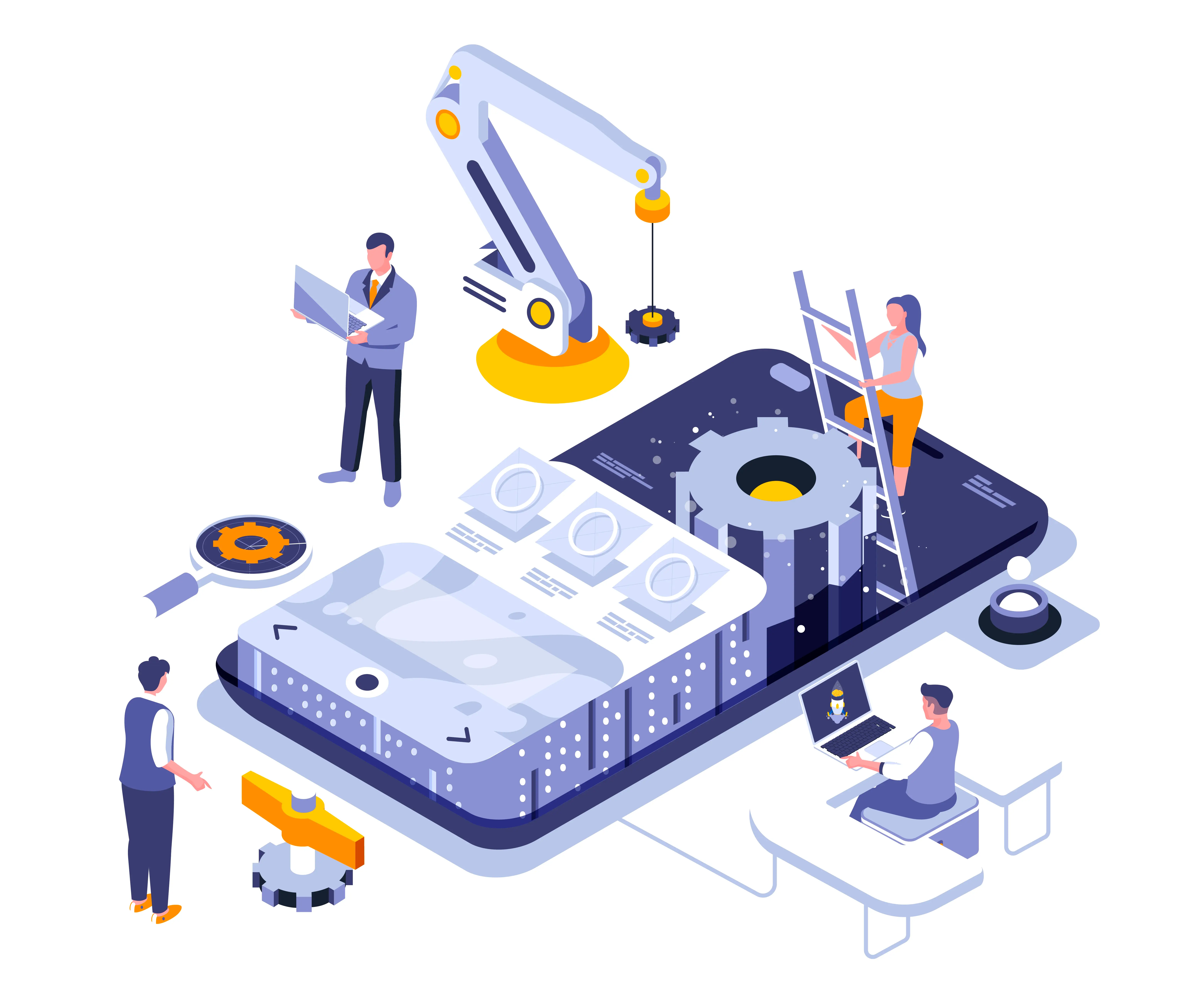 Imagen de desarrollo de apps