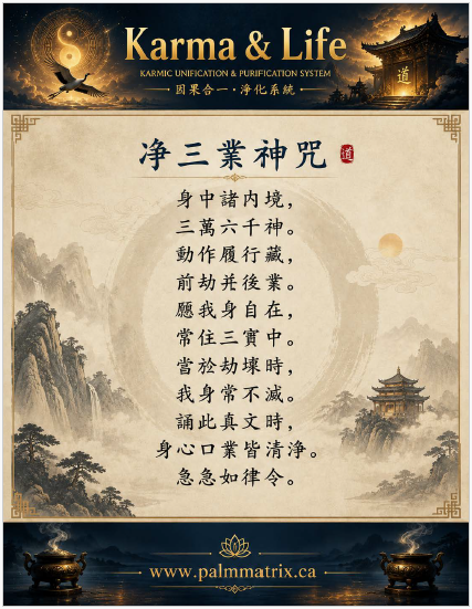 Jing Ye Shen Zhou 淨業神咒4 H Taoist Purification Mantra | Deep Meditation | Spiritual Cleansing