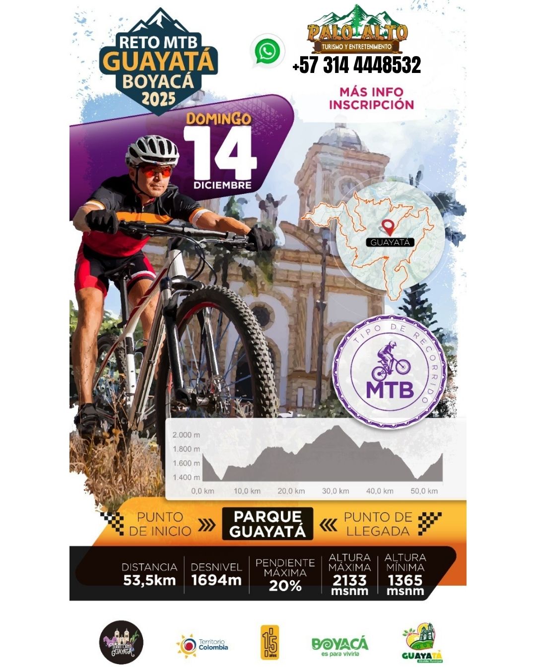 Reto MTB Guayatá 2025 | 