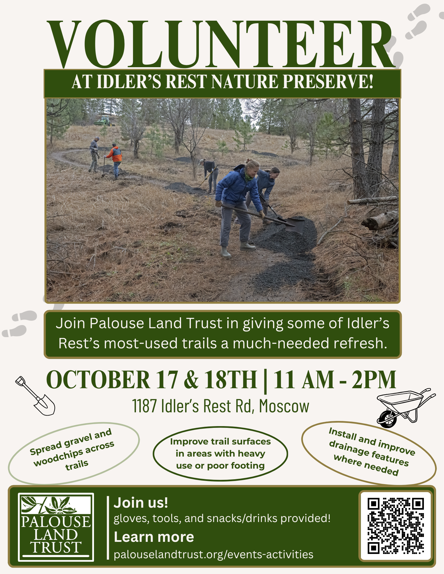 Improve the Trails at Idlerβs Rest Nature Preserve