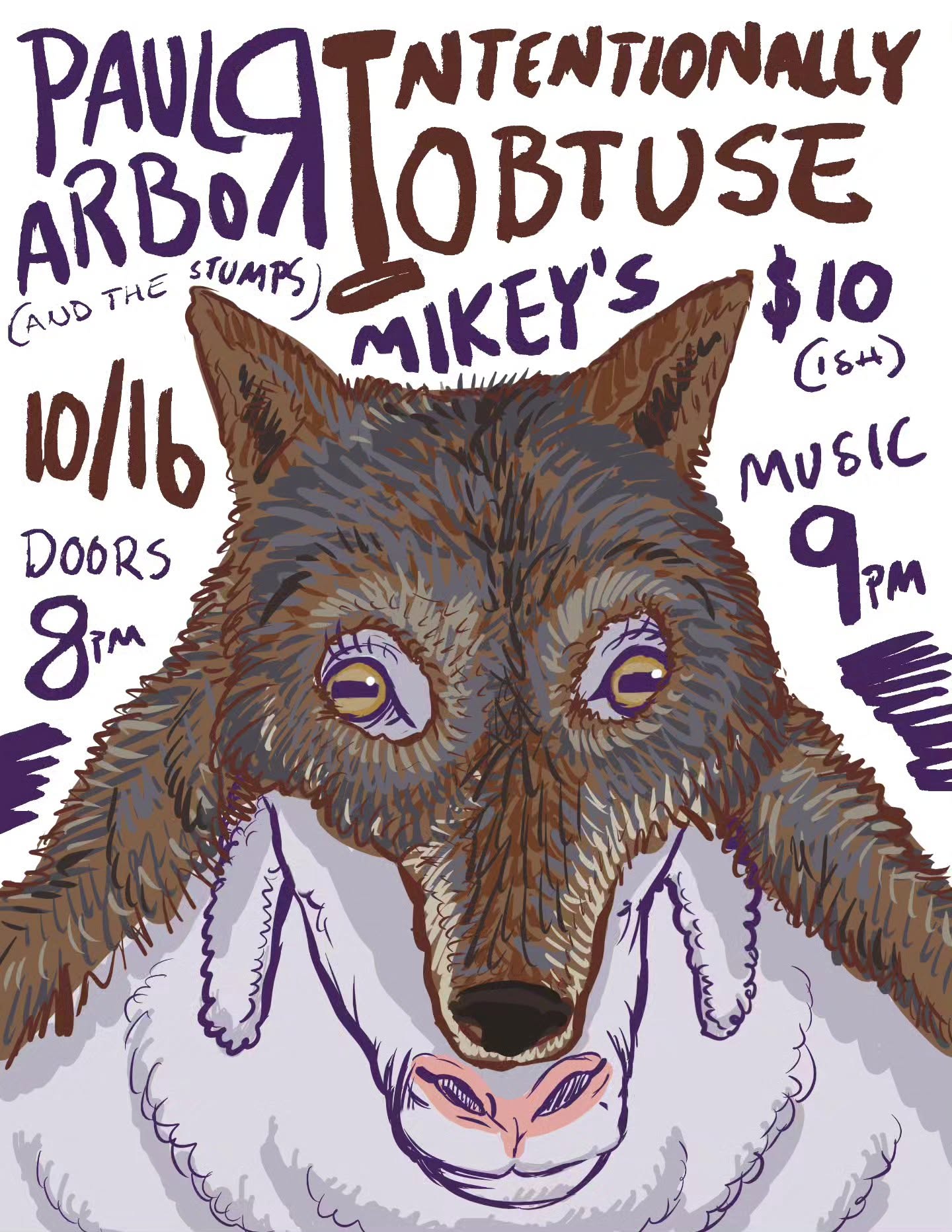 Paul Arbor and the Stumps with Intentionally Obtuse