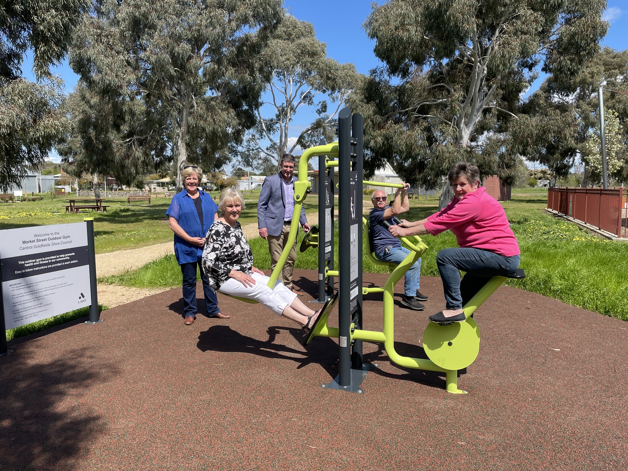 Carisbrook outdoor fitness equipment