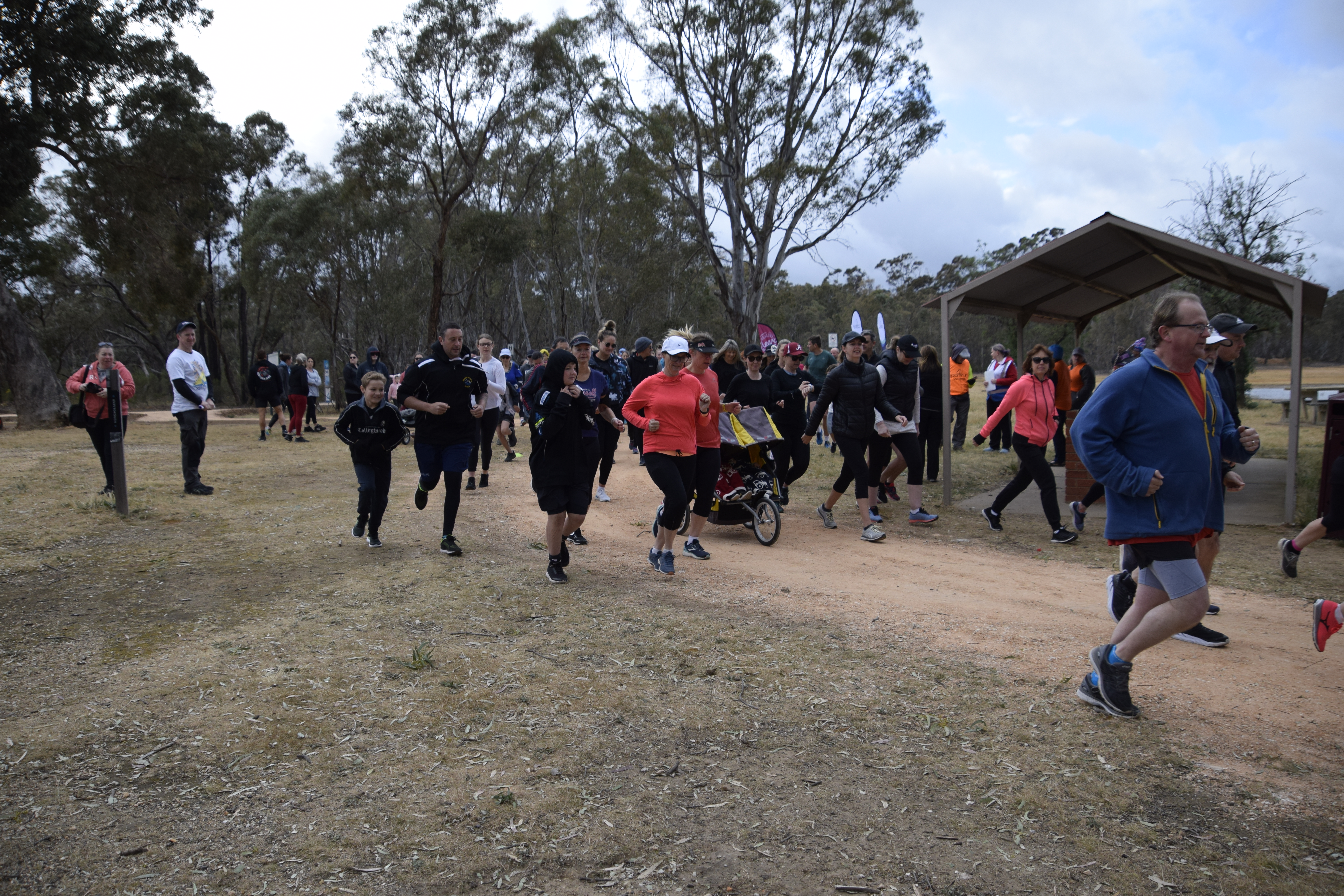 Goldfields Reservoir playground, path upgrades and parkrun