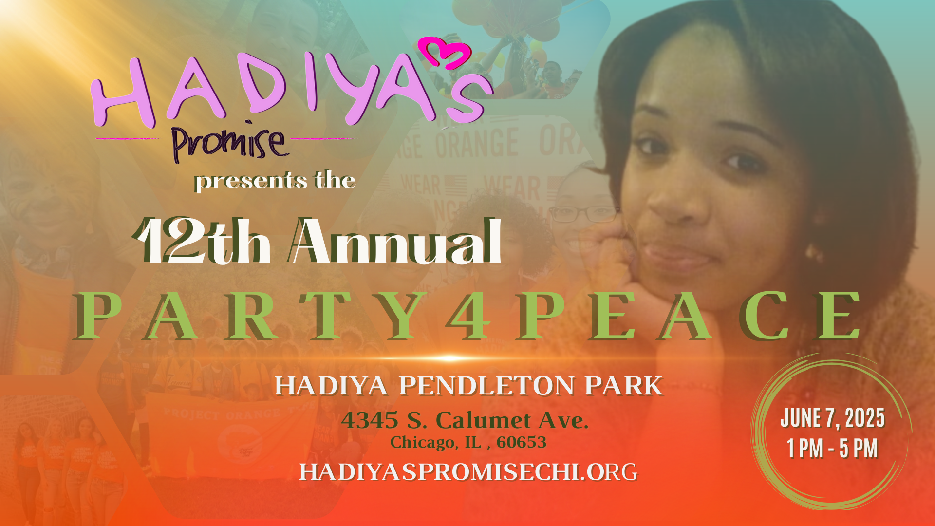 Hadiya's Promise Presents: The 12th Annual Party4Peace
