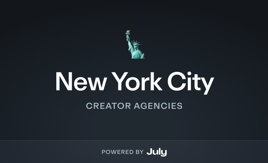 NYC Creator Agencies 🗽