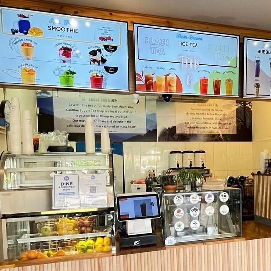 Can Blue Bubble Tea