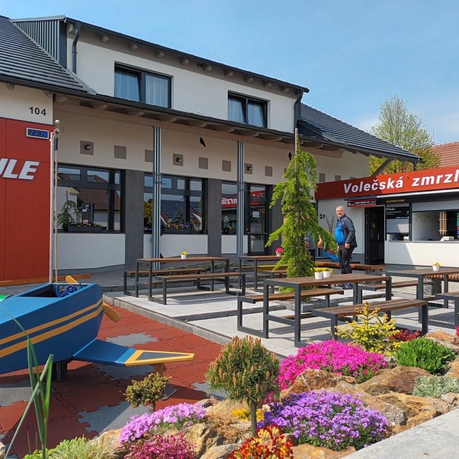 Volečská zmrzlina u penzionu Vrtule