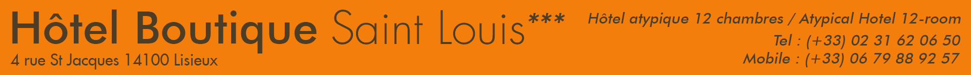 HÔTEL SAINT LOUIS