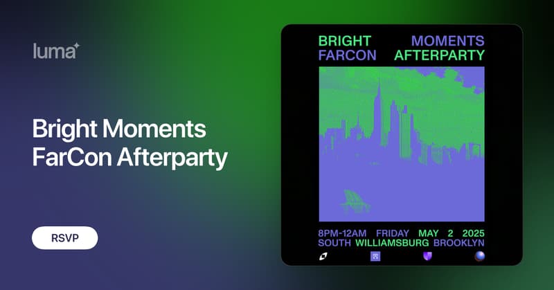 Bright Moments FarCon Afterparty 