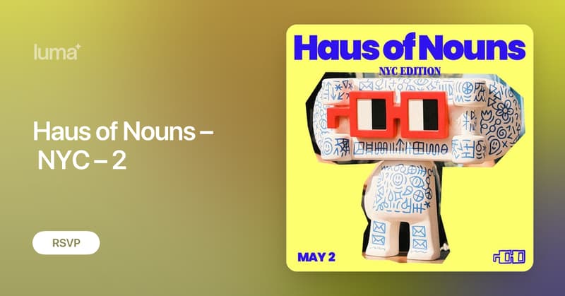 Haus of Nouns Day 2