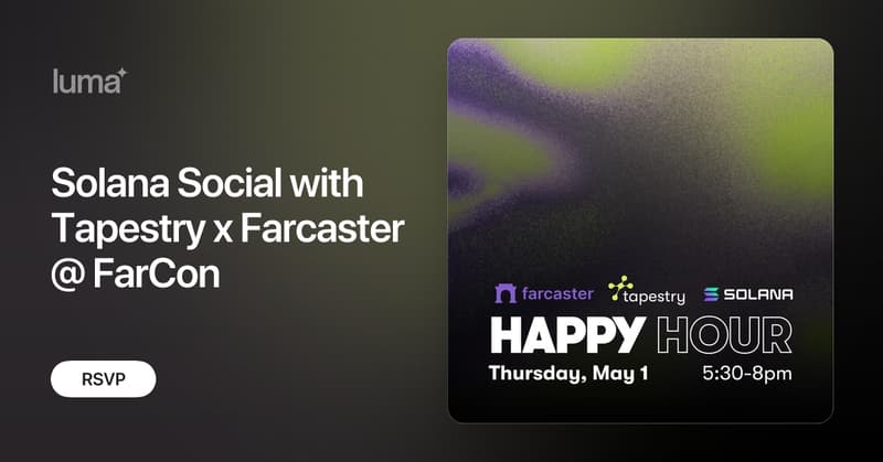 Solana Social with Tapestry and Farcaster