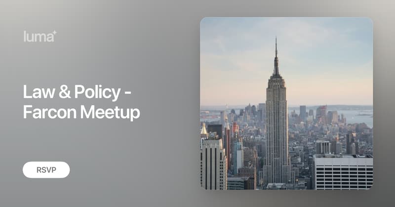 Law & Policy Meetup