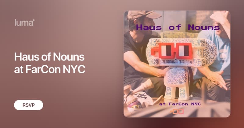 Haus of Nouns Day 1