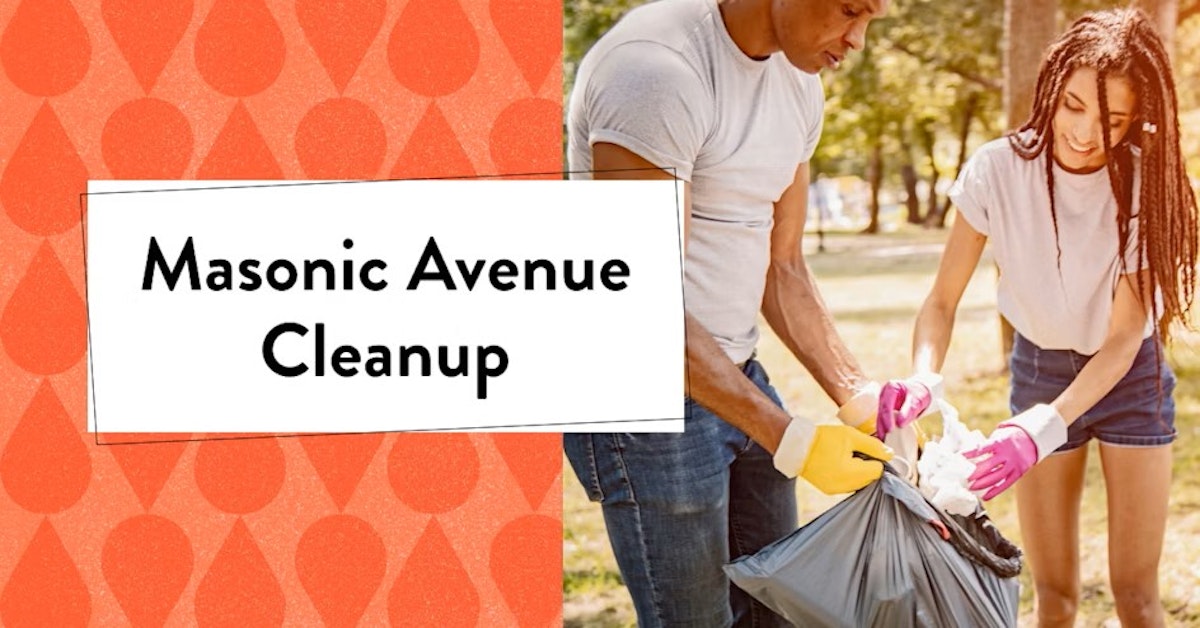 Masonic Ave Trash Cleanup
