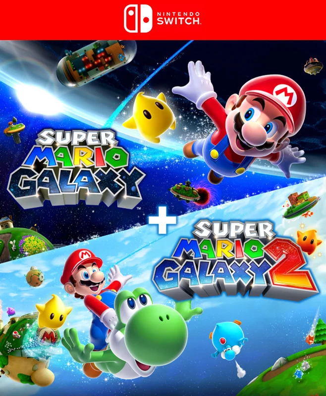 Super Mario Galaxy + Super Mario Galaxy 2 Nintendo Switch