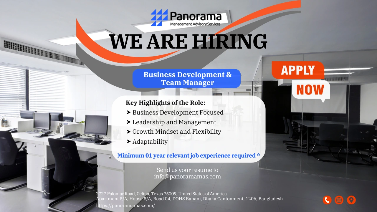 Exciting Career Opportunity: Business Development & Team Manager at Panorama