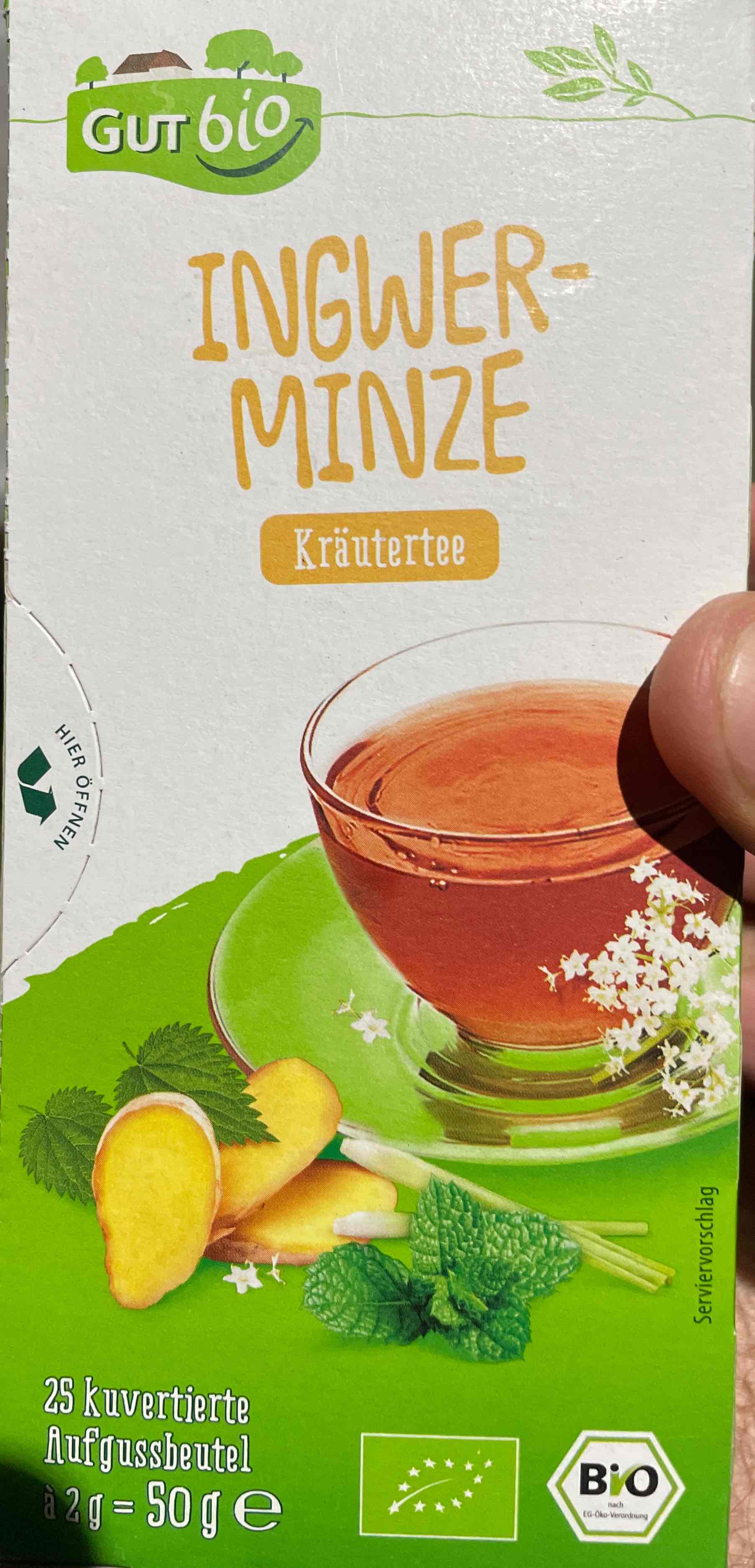 Ingwer Minze Kräutertee