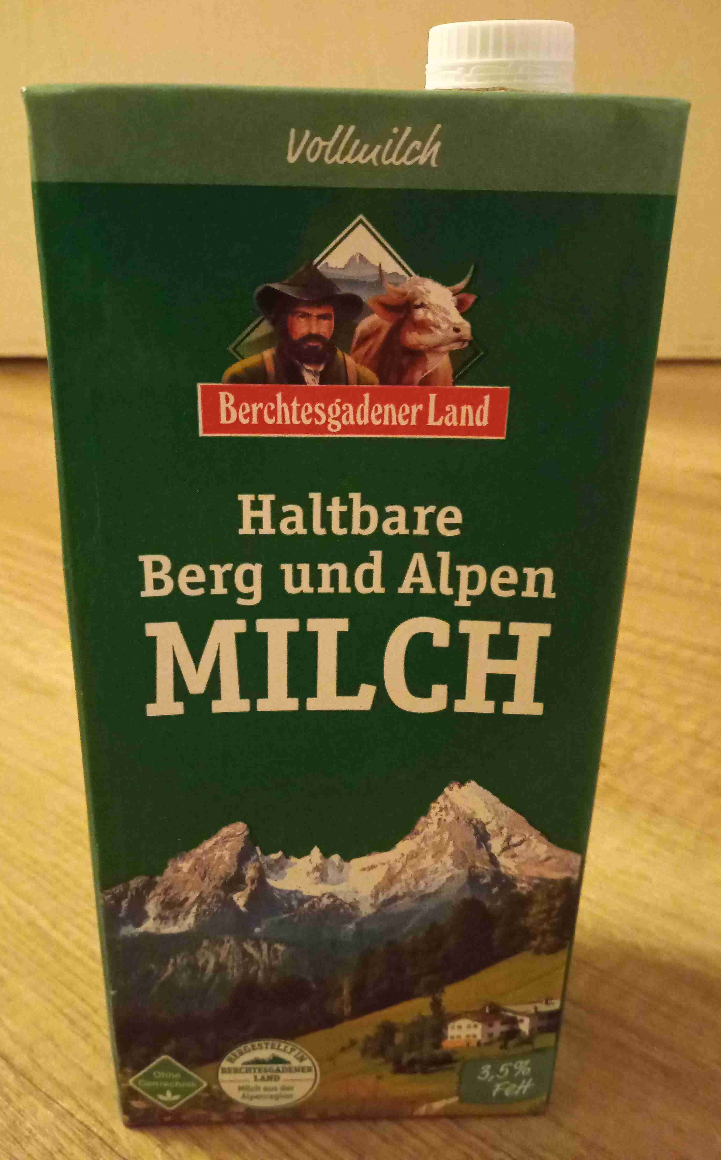 Haltbare Berg- und Alpenmilch