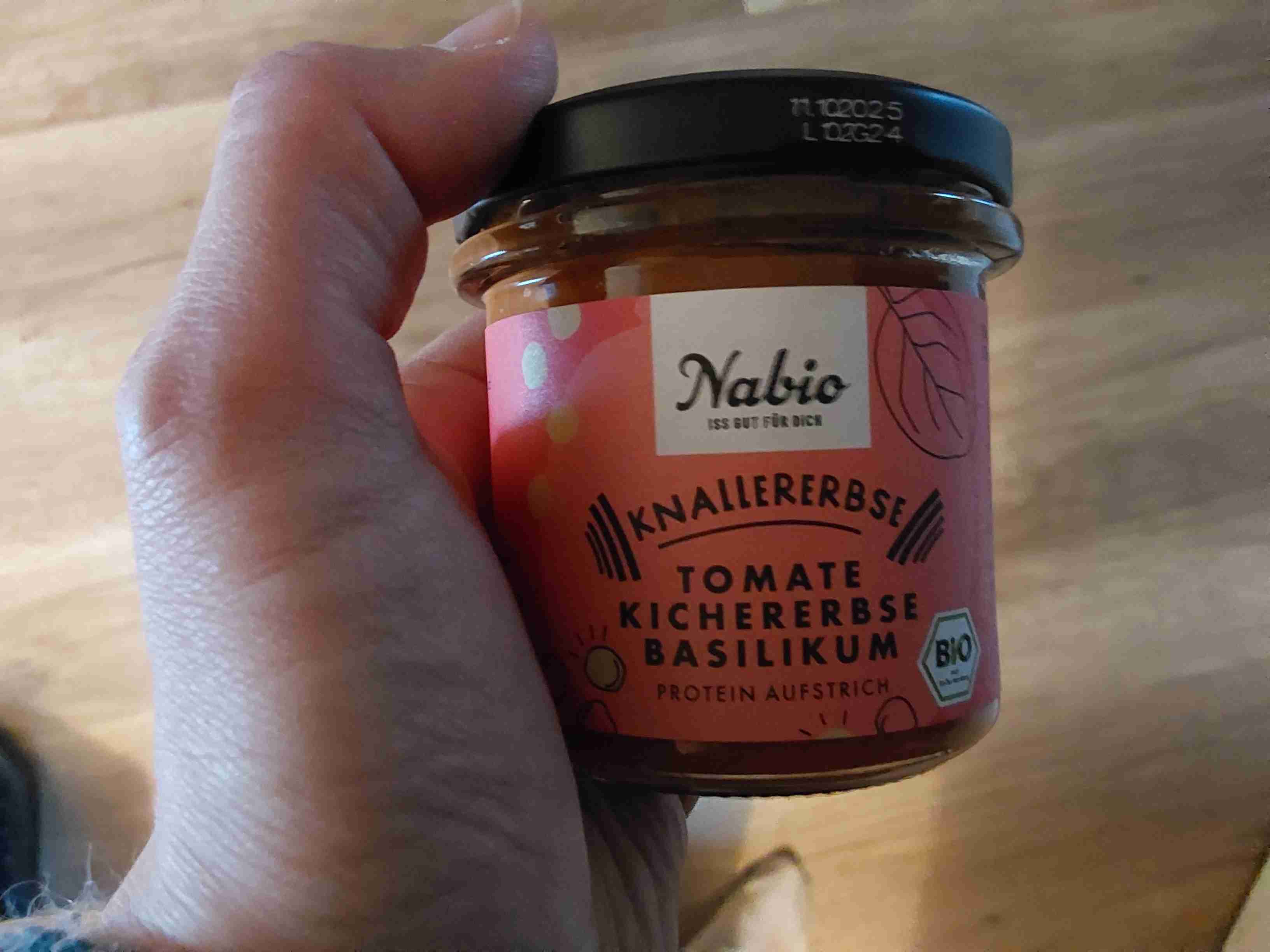 Knallerbse - Tomate Kichererbse Basilikum