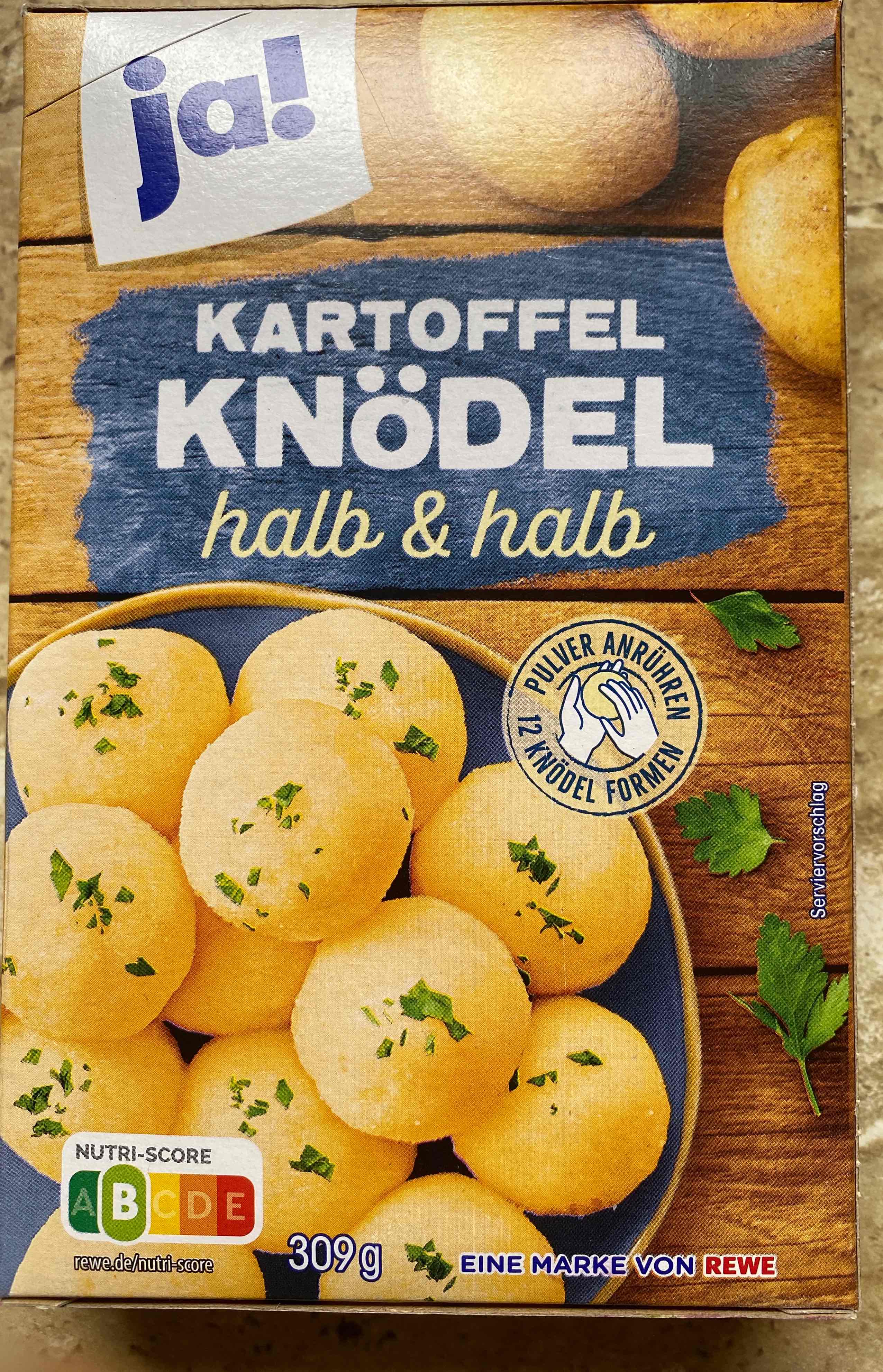 Kartoffelknödel halb/halb