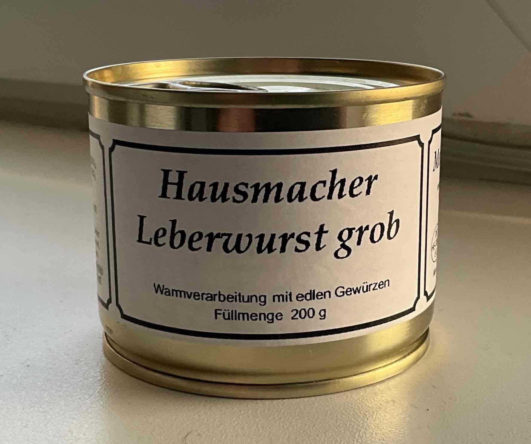 Hausmacher Leberwurst grob