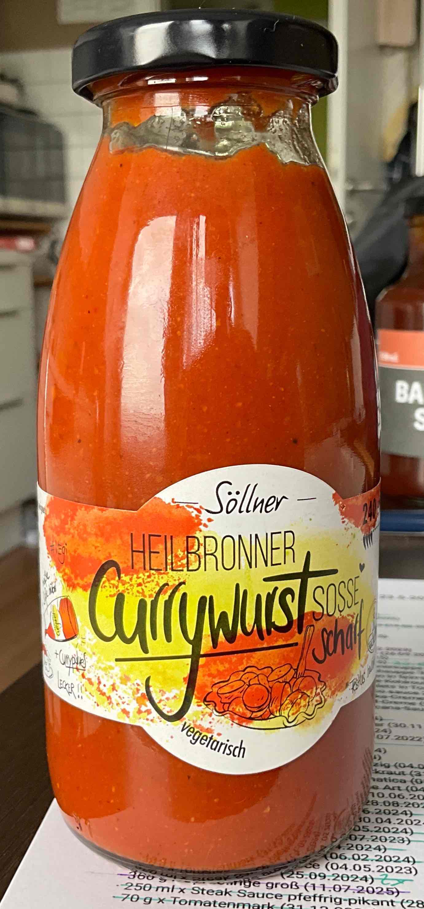 Heilbronner Currywurst Sosse - scharf