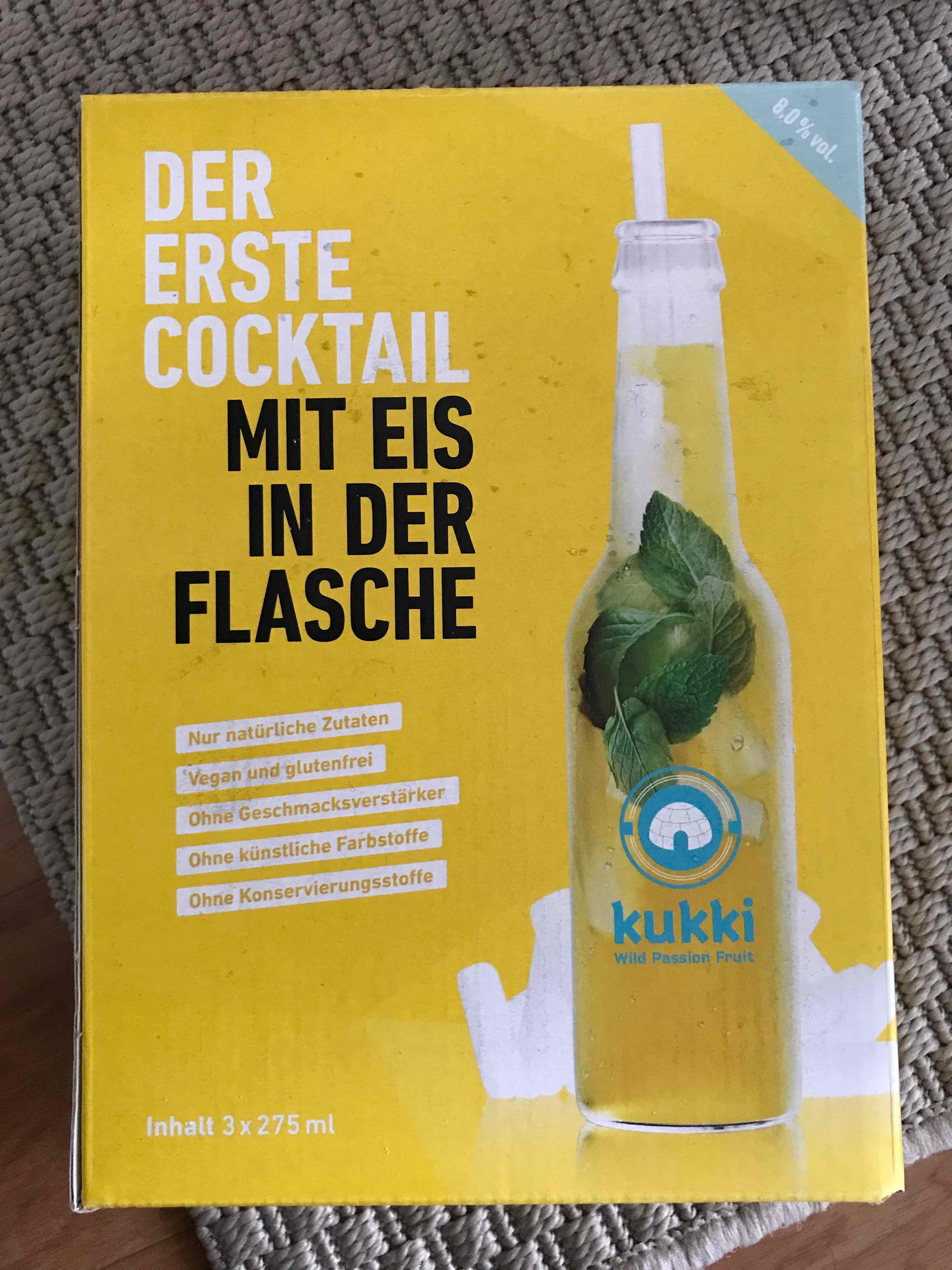 kukki Cocktail Wild Passion Fruit