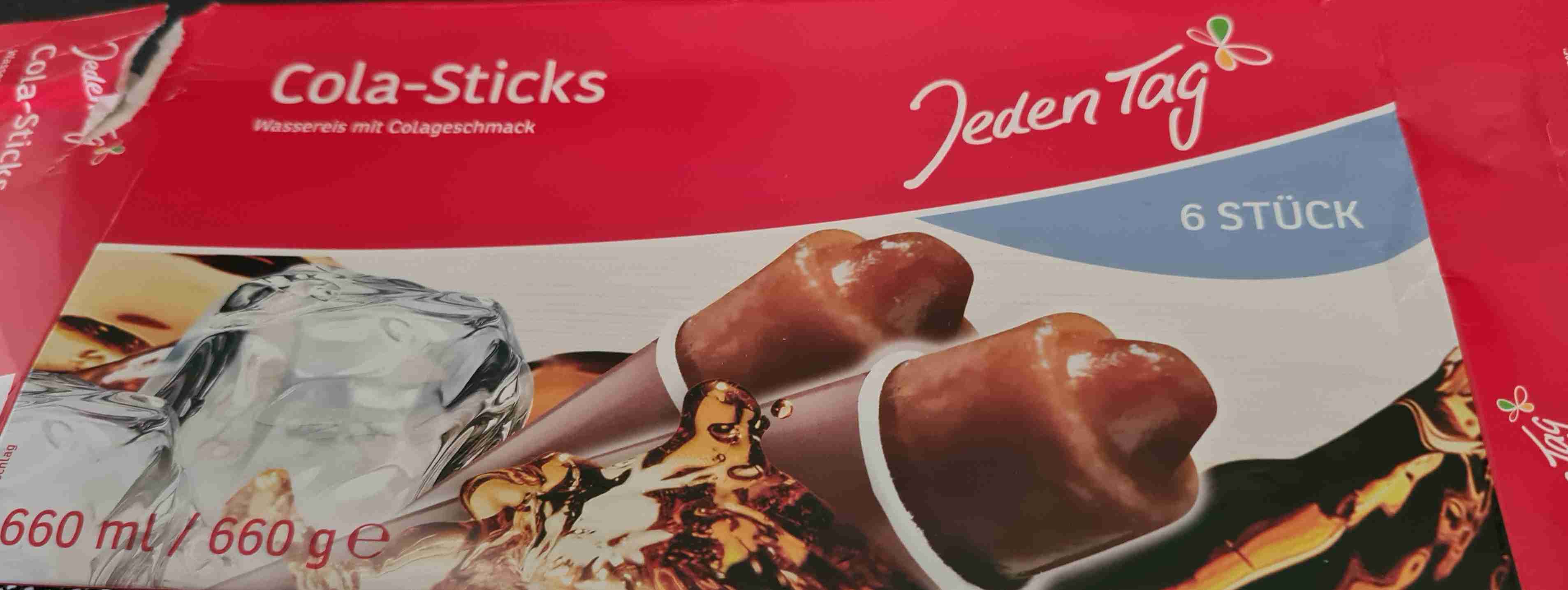 Cola-Sticks Wassereis