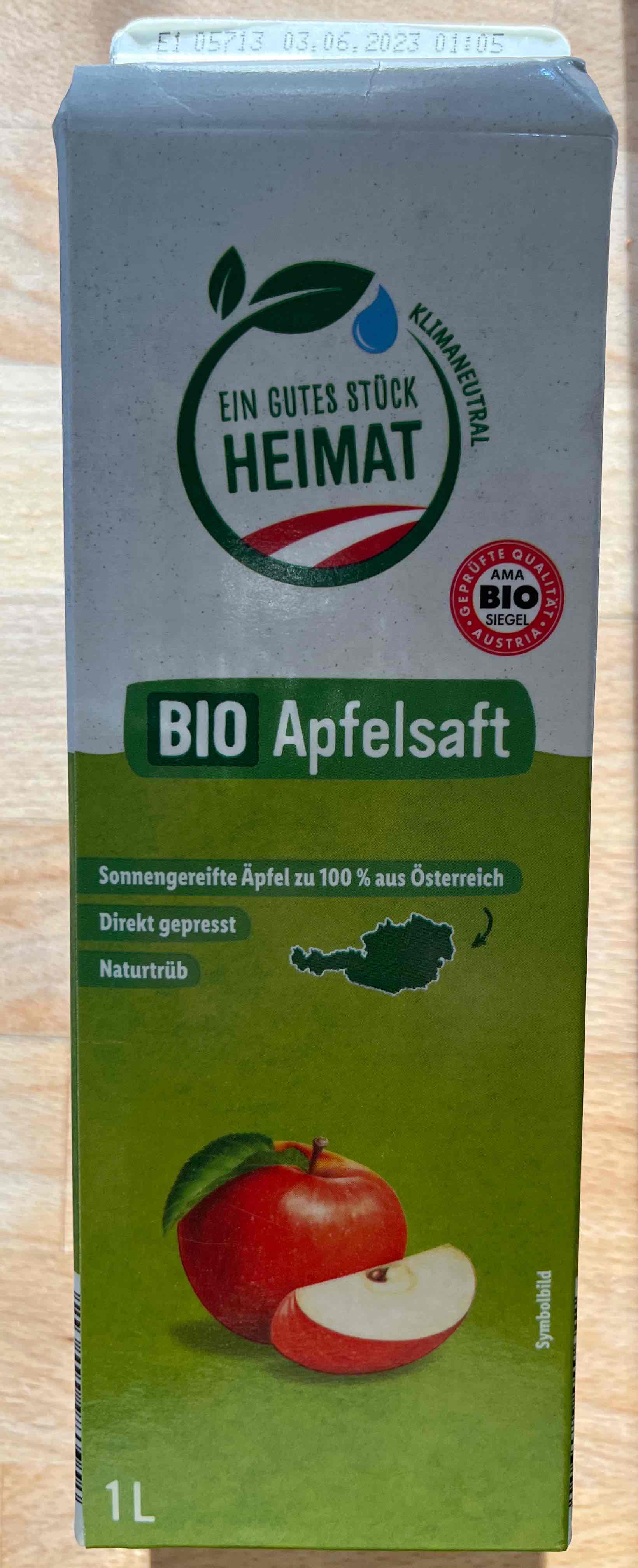 Bio Apfelsaft naturtrüb 