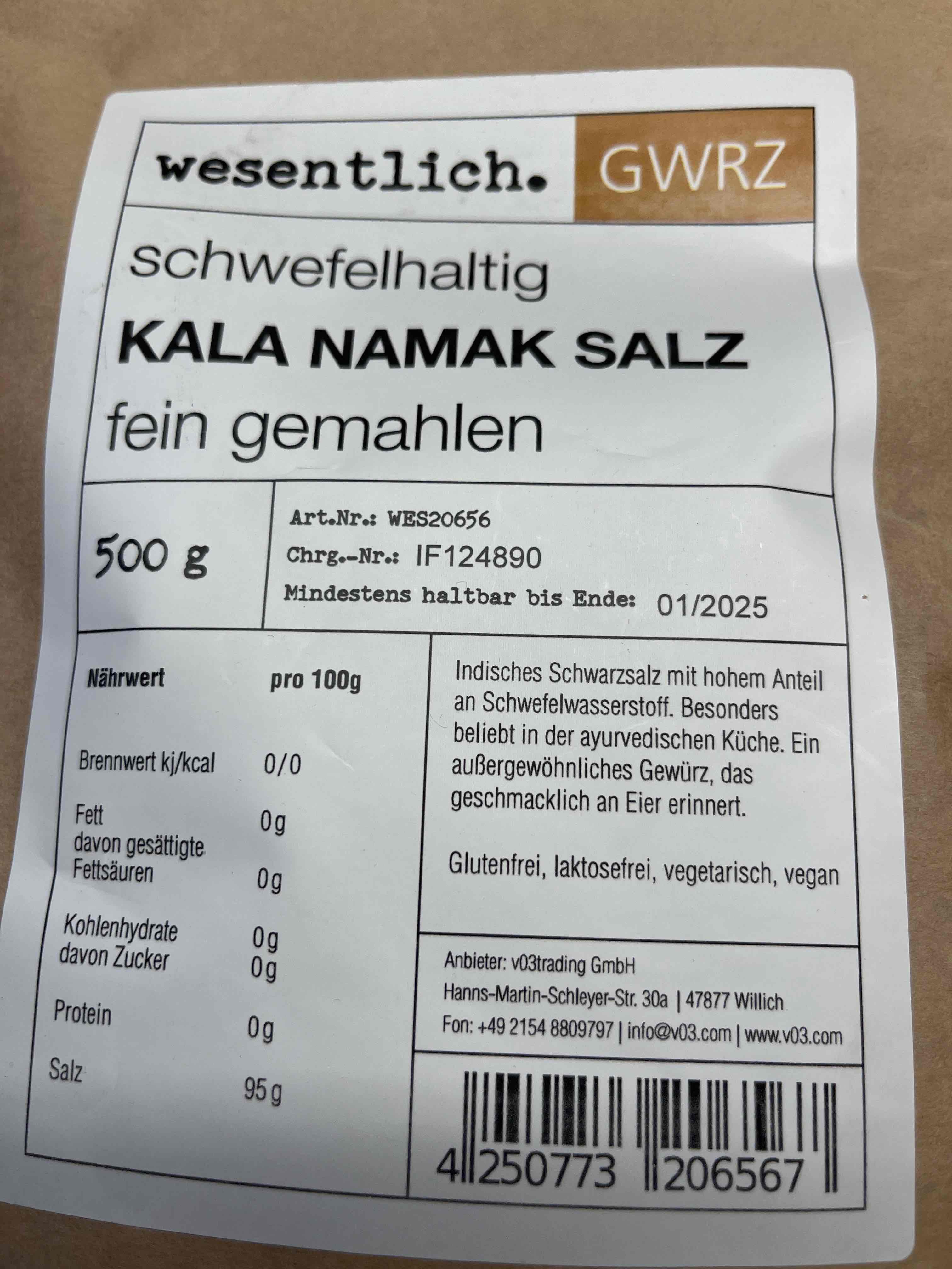 Kala Namak Salz