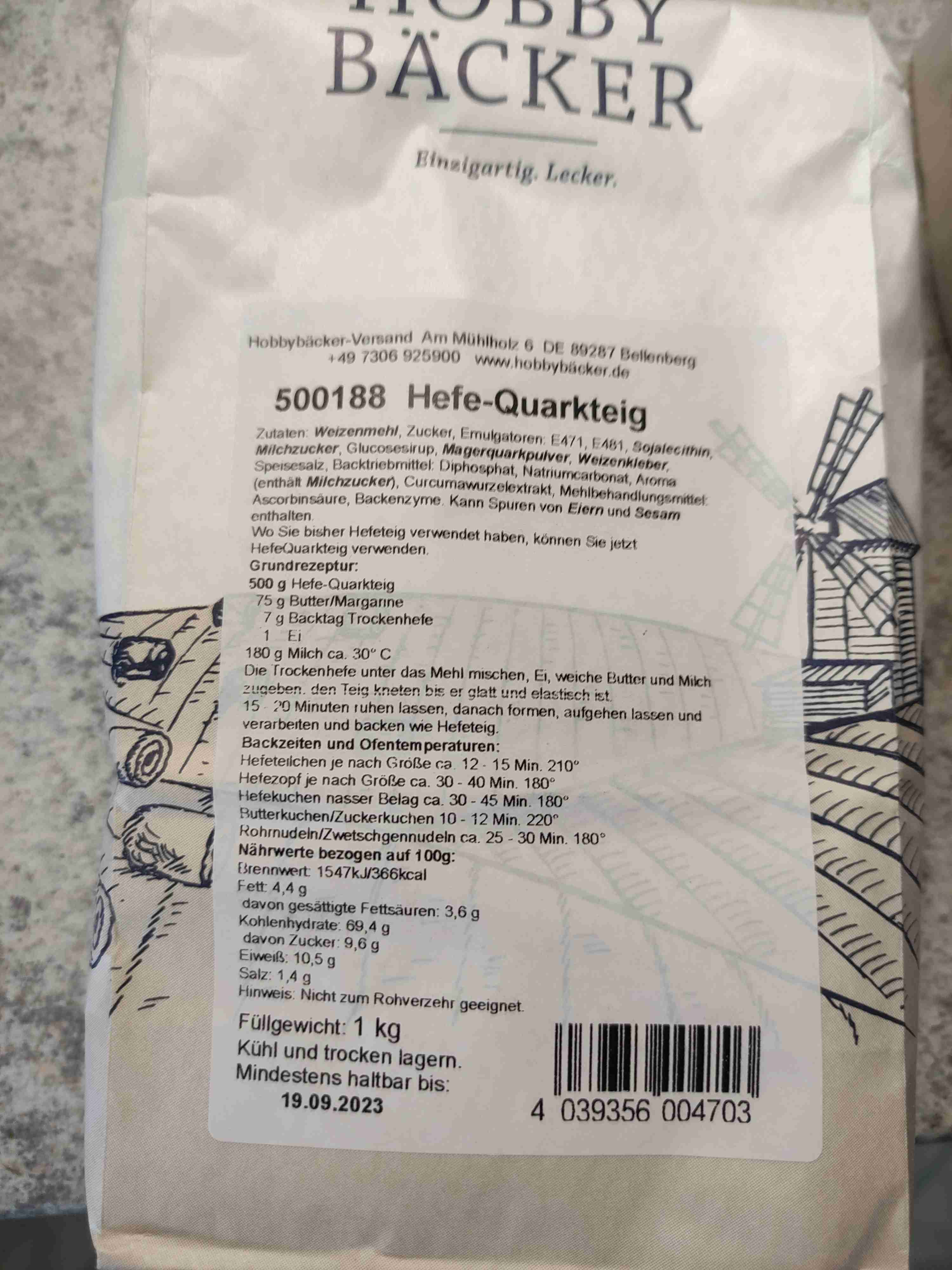Hefe-Quarkteig