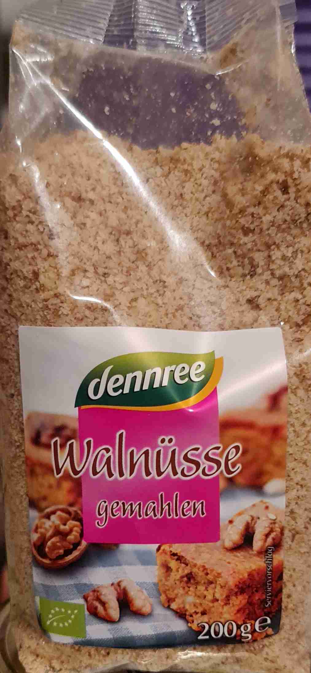 Walnüsse gemahlen 